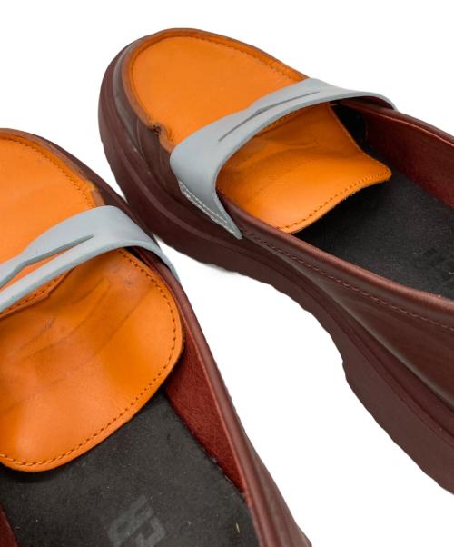 CAMPER（カンペール）CAMPER (カンペール) Walden バーガンディー/オレンジ/ブルー サイズ:39の古着・服飾アイテム