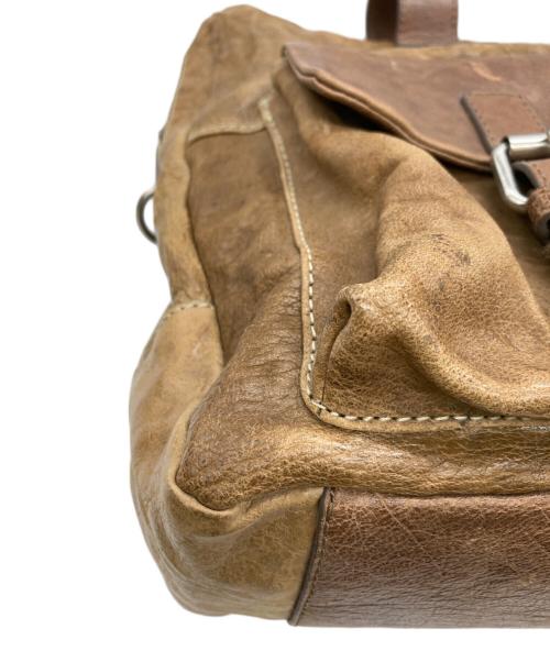 COLE HAAN（コールハーン）COLE HAAN (コールハーン) レザーハンドバッグ ブラウンの古着・服飾アイテム