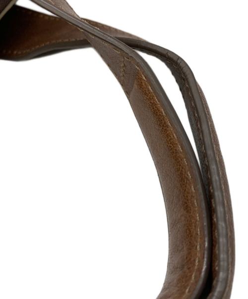 COLE HAAN（コールハーン）COLE HAAN (コールハーン) レザーハンドバッグ ブラウンの古着・服飾アイテム