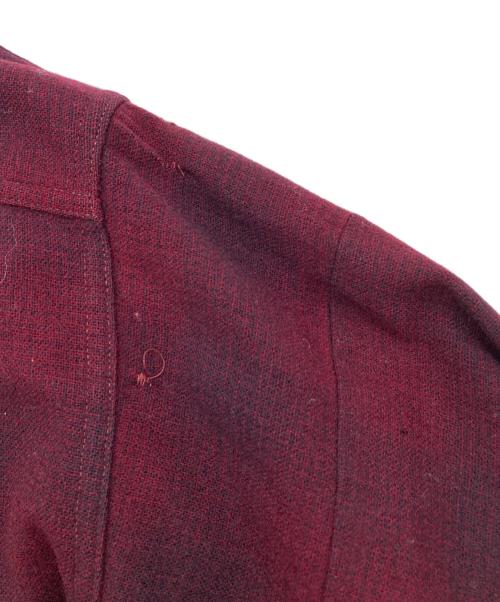 PENDLETON（ペンドルトン）PENDLETON (ペンドルトン) エルボーパッチウールシャツ ボルドー サイズ:不明の古着・服飾アイテム