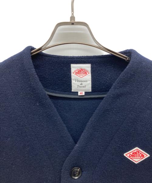 DANTON（ダントン）DANTON (ダントン) ウールモッサノーカラーシングルジャケット ネイビー サイズ:40の古着・服飾アイテム