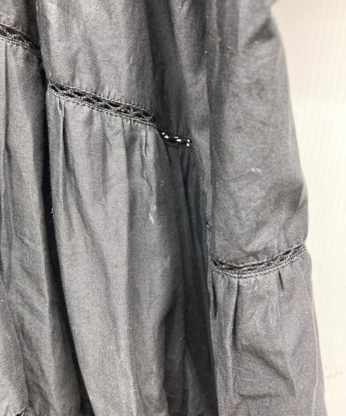 merlette（マーレット）merlette (マーレット) ATHENEシアー ティアード ワンピース ブラック サイズ:X SMALLの古着・服飾アイテム