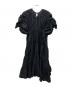 merlette (マーレット) ATHENEシアー ティアード ワンピース ブラック サイズ:X SMALL：10000円