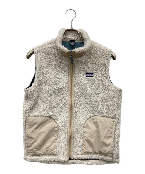 Patagonia（パタゴニア）Patagonia (パタゴニア) Kid's Retro-X Vest アイボリー サイズ:16-18 XXLの古着・服飾アイテム