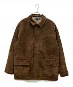 POLO RALPH LAURENポロ・ラルフローレン）の古着「スエードレザーコート」｜ブラウン