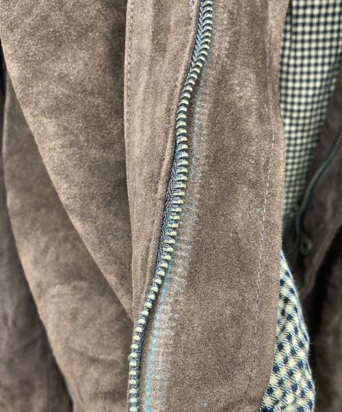 POLO RALPH LAUREN（ポロ・ラルフローレン）POLO RALPH LAUREN (ポロ・ラルフローレン) スエードレザーコート ブラウン サイズ:Lの古着・服飾アイテム