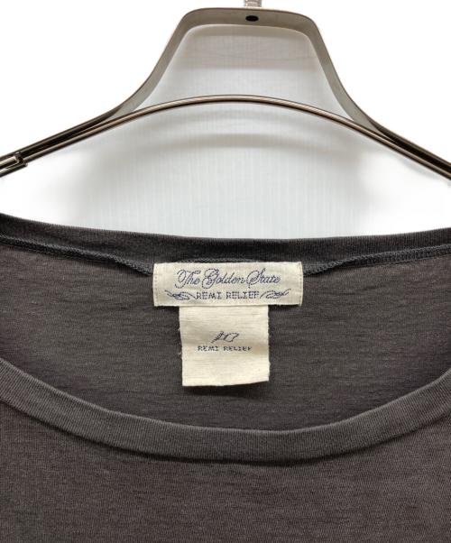 REMI RELIEF（レミレリーフ）REMI RELIEF (レミレリーフ) 半袖カットソー ブラウン サイズ:Fの古着・服飾アイテム