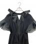 中古・古着 Ameri (アメリ) BACK OPEN FLARE DRESS AMERI ブラック サイズ:S：8000円