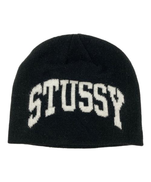 stussy（ステューシー）stussy (ステューシー) ニット帽 ブラック サイズ:ONE SIZEの古着・服飾アイテム