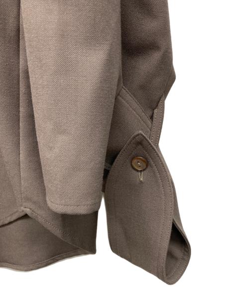 INTIMITE（アンティミテ）iNtimite (アンティミテ) Anastasia Shirt Jacket ブラウン サイズ:Mの古着・服飾アイテム