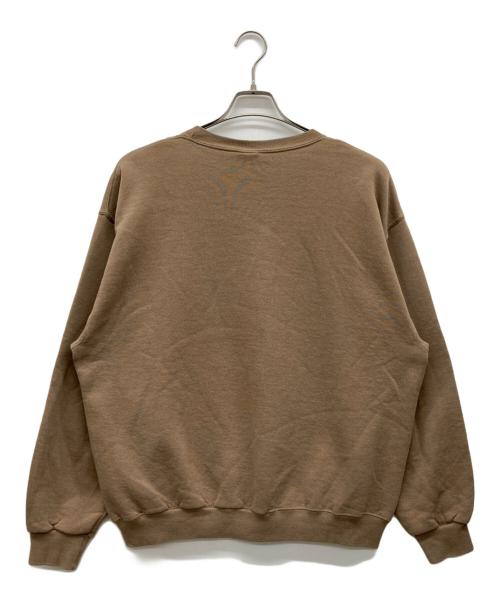 RUSSELL ATHLETIC（ラッセルアスレチック）RUSSELL ATHLETIC (ラッセルアスレチック) 無地前Vガゼットスウェット ブラウン サイズ:Lの古着・服飾アイテム