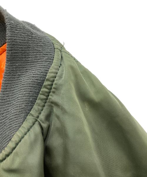 ALPHA（アルファ）ALPHA (アルファ) MA-1ジャケット オリーブ サイズ:MEDIUMの古着・服飾アイテム