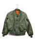 ALPHA（アルファ）の古着「MA-1ジャケット」｜オリーブ