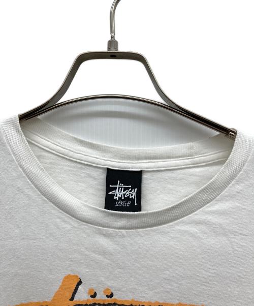 stussy（ステューシー）stussy (ステューシー) Tシャツ ホワイト サイズ:LARGEの古着・服飾アイテム
