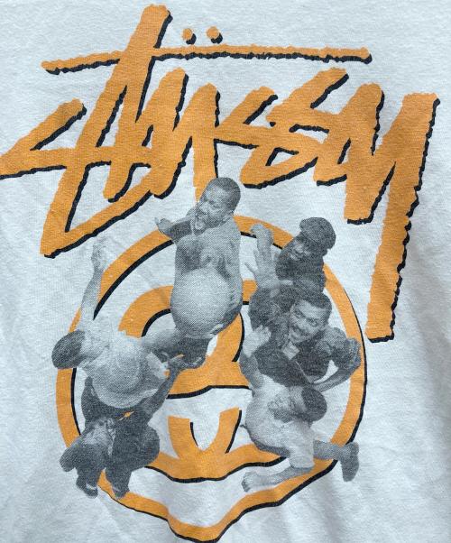 stussy（ステューシー）stussy (ステューシー) Tシャツ ホワイト サイズ:LARGEの古着・服飾アイテム