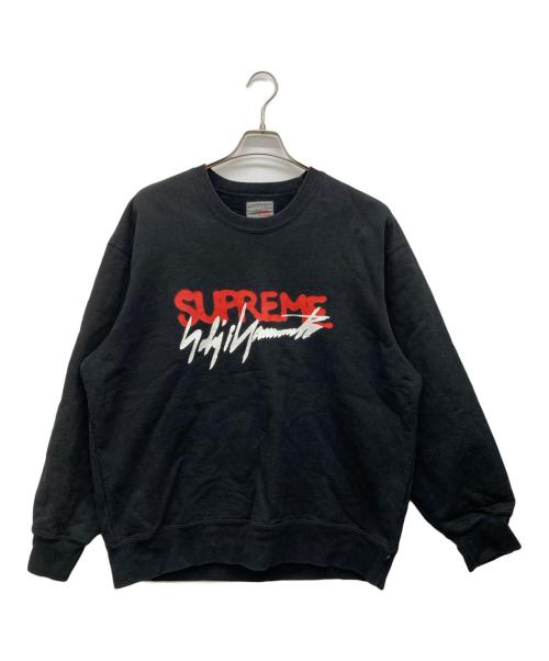 SUPREME（シュプリーム）Supreme (シュプリーム) YOHJI YAMAMOTO (ヨウジヤマモト) Crewneck Sweatshirt ブラック サイズ:Lの古着・服飾アイテム