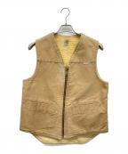 CarHarttカーハート）の古着「裏ボアダック地ベスト」｜ブラウン