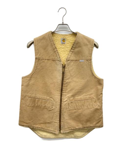 CarHartt（カーハート）CarHartt (カーハート) 裏ボアダック地ベスト ブラウン サイズ:不明の古着・服飾アイテム