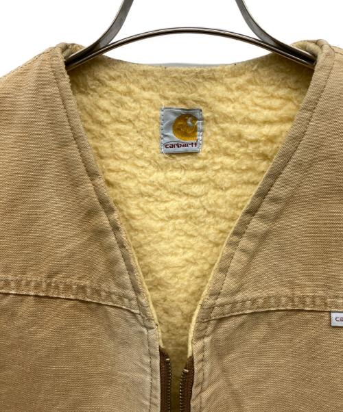 CarHartt（カーハート）CarHartt (カーハート) 裏ボアダック地ベスト ブラウン サイズ:不明の古着・服飾アイテム