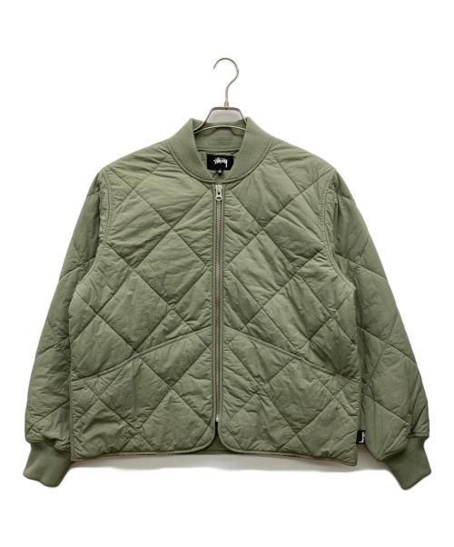stussy（ステューシー）stussy (ステューシー) Dice Quilted Liner カーキ サイズ:Mの古着・服飾アイテム