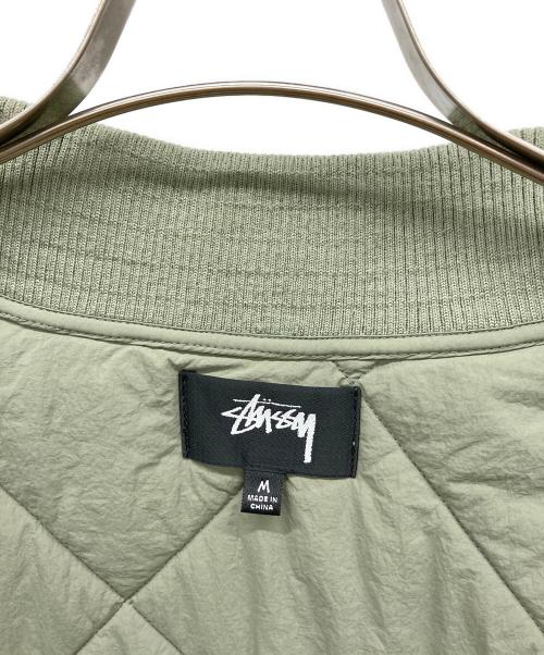 stussy（ステューシー）stussy (ステューシー) Dice Quilted Liner カーキ サイズ:Mの古着・服飾アイテム