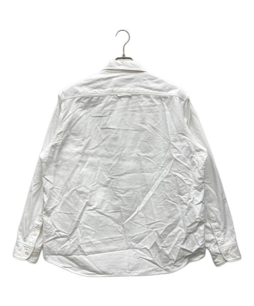 MOUNTAIN RESEARCH（マウンテンリサーチ）MOUNTAIN RESEARCH (マウンテンリサーチ) シャモアシャツ ホワイト サイズ:Lの古着・服飾アイテム