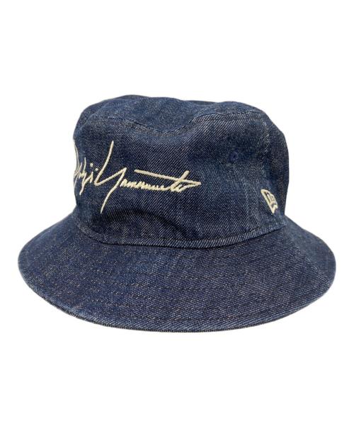 New Era（ニューエラ）New Era (ニューエラ) YOHJI YAMAMOTO (ヨウジヤマモト) デニムバケットハット インディゴ サイズ:MEDIUM-LARGEの古着・服飾アイテム