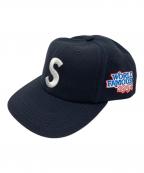 SUPREMEシュプリーム）の古着「World Famous S Logo 6パネルキャップ」｜ネイビー