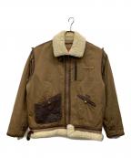 AVIREXアヴィレックス）の古着「フライトジャケット」｜ブラウン