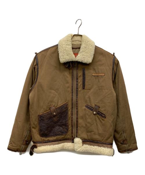 AVIREX（アヴィレックス）AVIREX (アヴィレックス) フライトジャケット ブラウン サイズ:Mの古着・服飾アイテム