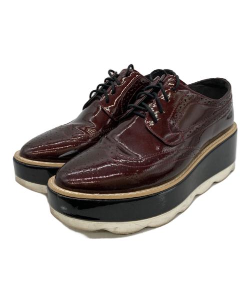 STACCATO（スタッカート）STACCATO (スタッカート) 厚底シューズ ブラウン サイズ:23.0の古着・服飾アイテム