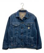 CarHarttカーハート）の古着「裏ボアデニムジャケット」｜インディゴ