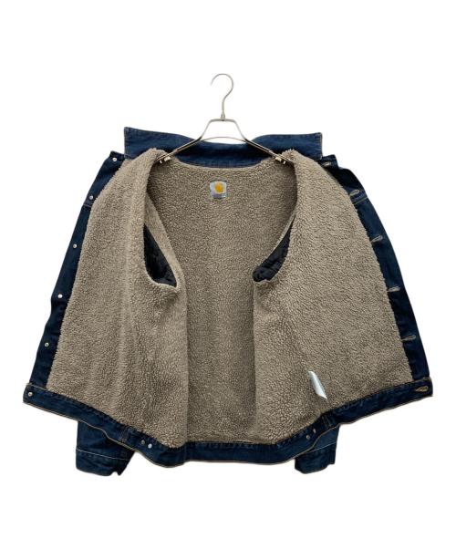 CarHartt（カーハート）CarHartt (カーハート) 裏ボアデニムジャケット インディゴ サイズ:Large tallの古着・服飾アイテム