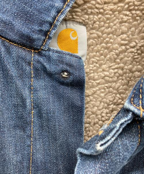 CarHartt（カーハート）CarHartt (カーハート) 裏ボアデニムジャケット インディゴ サイズ:Large tallの古着・服飾アイテム