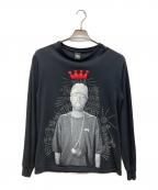 stussyステューシー）の古着「J Dilla Turn It Up L/S TEE」｜ブラック