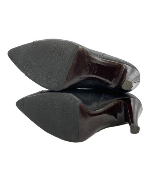 CHANEL（シャネル）CHANEL (シャネル) ココマークレザーブーツ ブラック サイズ:35 1/2Cの古着・服飾アイテム