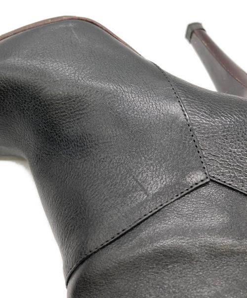 CHANEL（シャネル）CHANEL (シャネル) ココマークレザーブーツ ブラック サイズ:35 1/2Cの古着・服飾アイテム