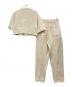 CLANE (クラネ) HALF SLEEVE KNIT TOPS ＆ PANTS SET ベージュ：8000円