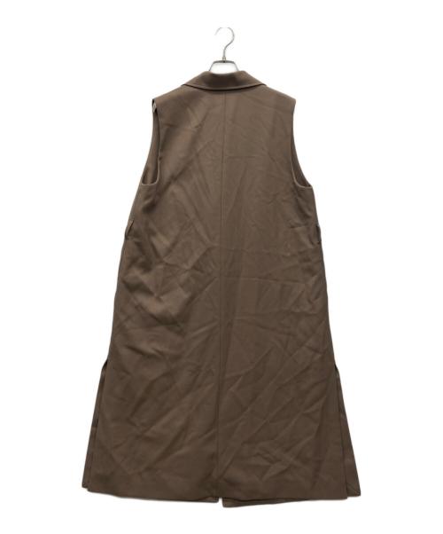 H BEAUTY&YOUTH（エイチ ビューティー&ユース）H BEAUTY&YOUTH (エイチ ビューティー&ユース) TWILL GILET ブラウン サイズ:SMALLの古着・服飾アイテム