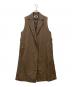 H BEAUTY&YOUTH（エイチ ビューティー&ユース）の古着「TWILL GILET」｜ブラウン