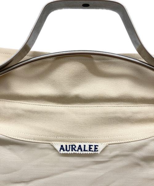 AURALEE（オーラリー）AURALEE (オーラリー) SUPER LIGHT WOOL SHIRTS ベージュ サイズ:3の古着・服飾アイテム