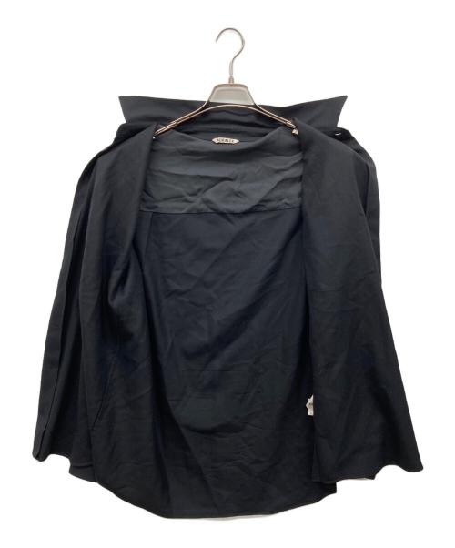 AURALEE（オーラリー）AURALEE (オーラリー) SUPER LIGHT WOOL SHIRTS ブラック サイズ:3の古着・服飾アイテム