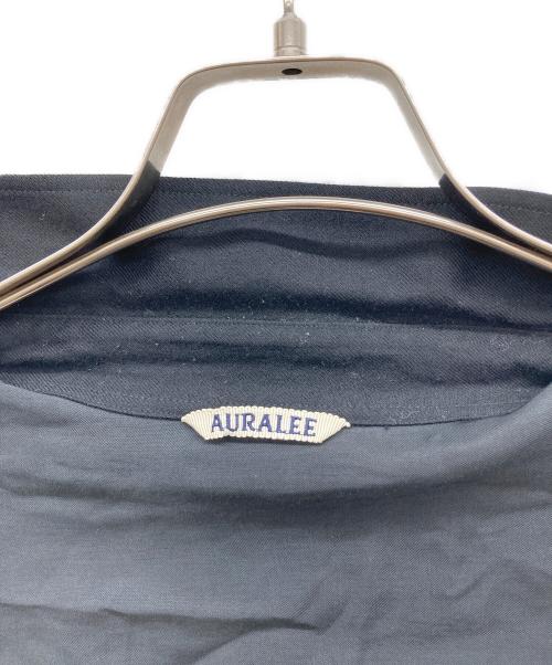 AURALEE（オーラリー）AURALEE (オーラリー) SUPER LIGHT WOOL SHIRTS ブラック サイズ:3の古着・服飾アイテム