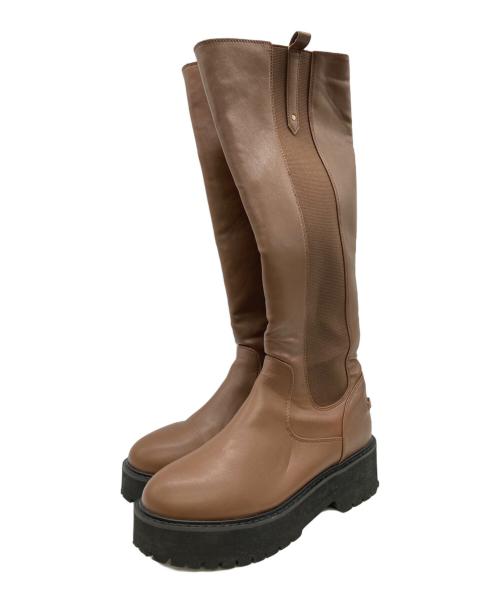 DIANTE（ディアンテ）DIANTE (ディアンテ) ロングブーツ ブラウン サイズ:23.5の古着・服飾アイテム