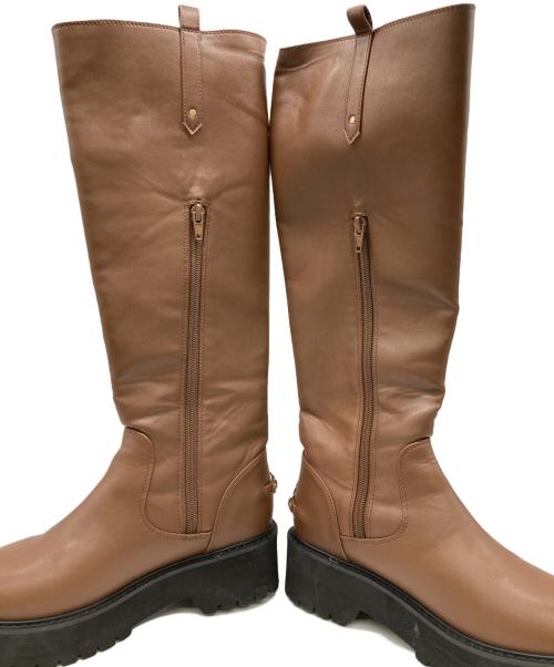 DIANTE（ディアンテ）DIANTE (ディアンテ) ロングブーツ ブラウン サイズ:23.5の古着・服飾アイテム