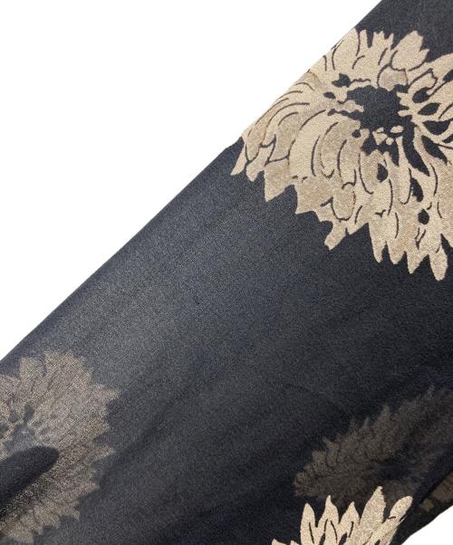 MaxMara（マックスマーラ）MaxMara (マックスマーラ) 花柄シルクブラウス ブラック サイズ:38の古着・服飾アイテム