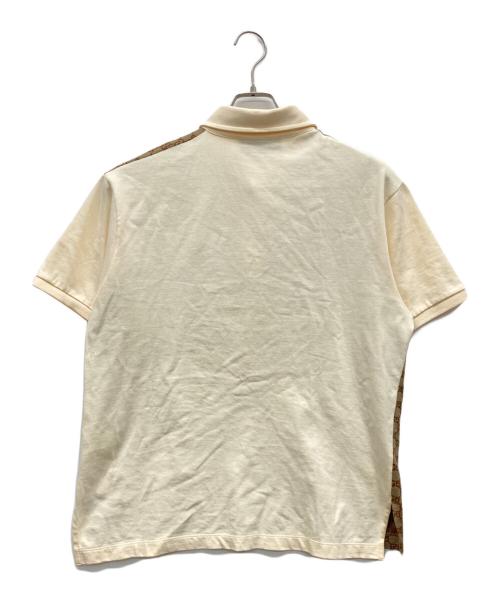 GUCCI（グッチ）GUCCI (グッチ) ポロシャツ ブラウン サイズ:M（175/96A）の古着・服飾アイテム