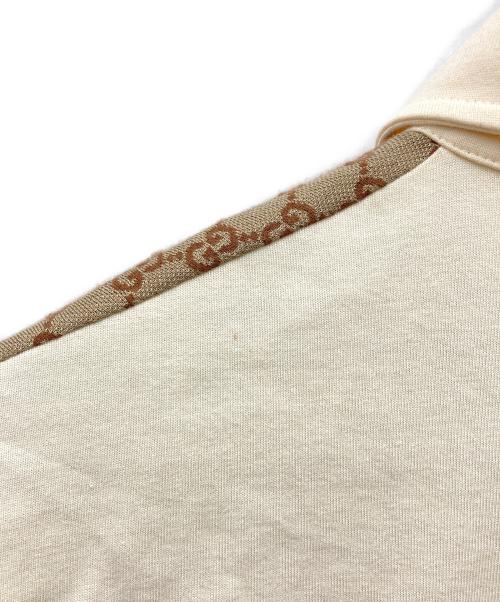 GUCCI（グッチ）GUCCI (グッチ) ポロシャツ ブラウン サイズ:M（175/96A）の古着・服飾アイテム