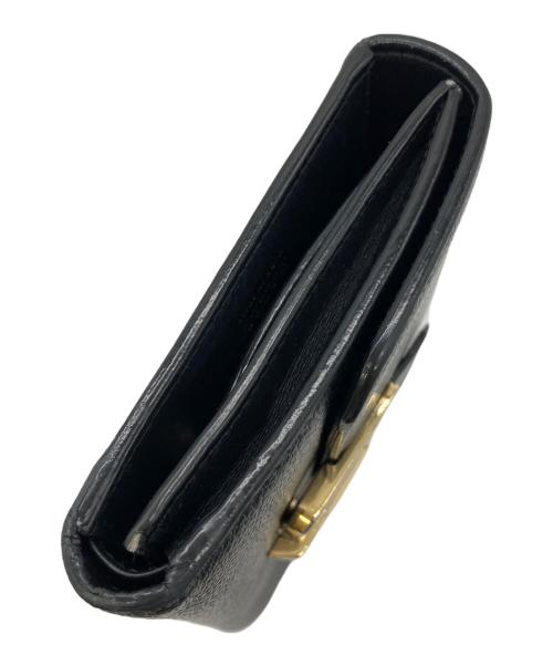 BALLY（バリー）BALLY (バリー) 2つ折り財布 ブラックの古着・服飾アイテム