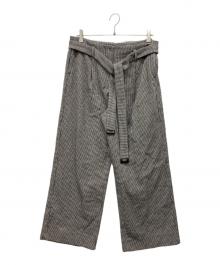 'S Max Mara（エスマックスマーラ）の古着「ベルト付きパンツ」｜グレー